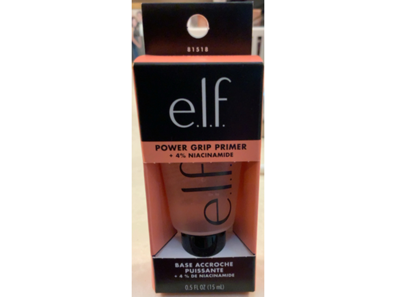 e.l.f. Power Grip Primer + 4% Niacinamide, 0.5 fl oz/15 mL