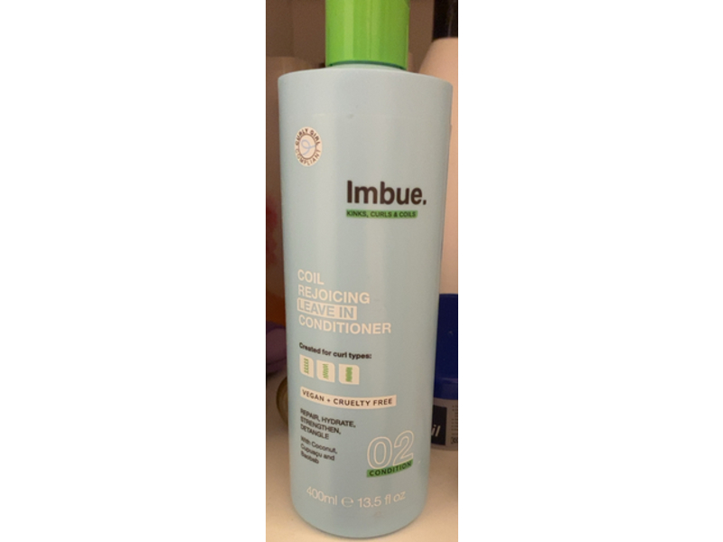Imbue Coil Rejoicing Leave In Conditioner, 13.5 fl oz/400 mL