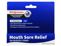 Walgreens Mouth Sore Relief Oral Pain Reliever Gel, 0.42 oz/11.9 g - Image 2