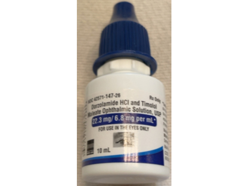 Dorzolamide Hcl and Timolol Maleate Ophthalmic Solution, 2% / 0.5%, 10 mL, Micro Labs