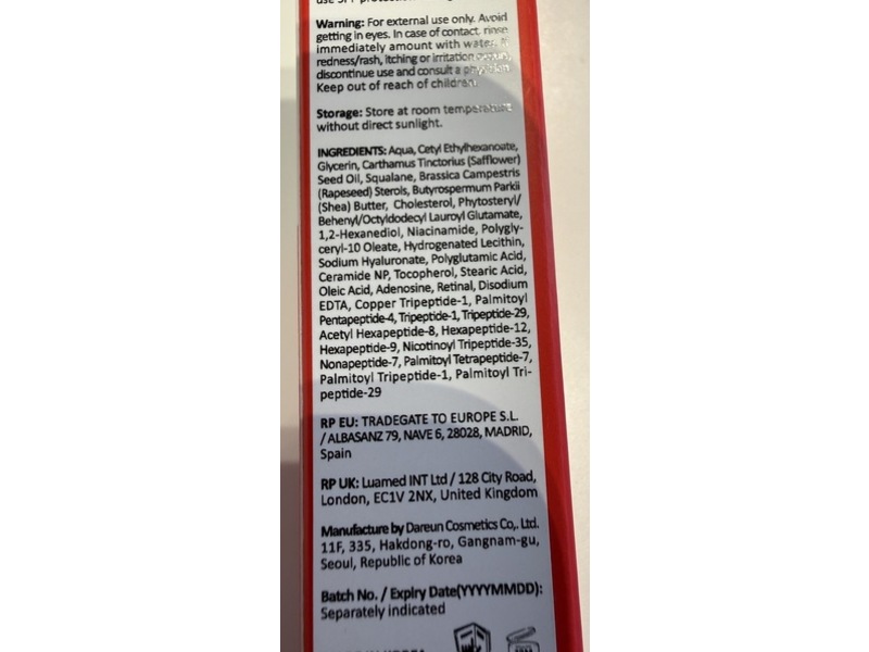 Dr. Different Vitalift-A Eye & Neck Night Cream, 0.7 oz/20 g
