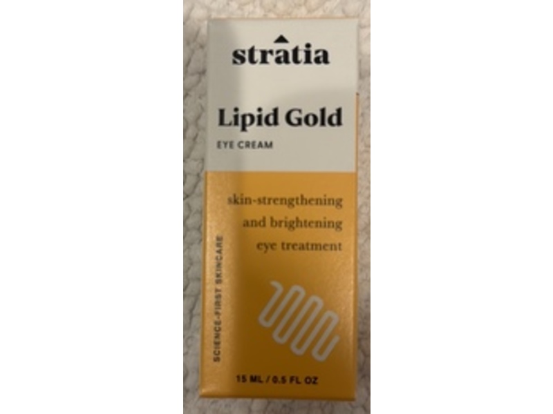 Stratia Lipid Gold Eye Cream, 0.5 fl oz/15 mL