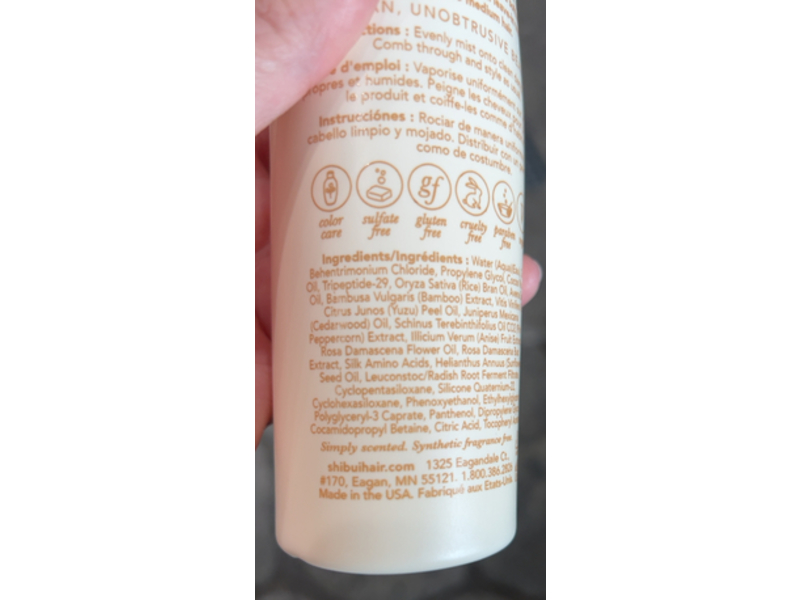 Shibui Conscious Color Care Everything Spray Leave-In Conditioner, 8 fl oz/237 mL