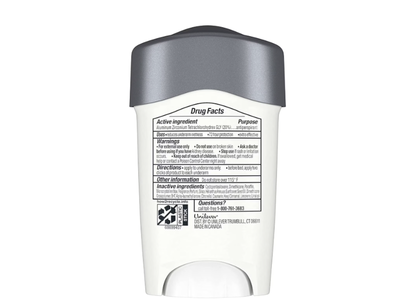 Dove Men+Care Clinical Protection Antiperspirant & Deodorant, Clean Comfort, 1.7 oz/48 g