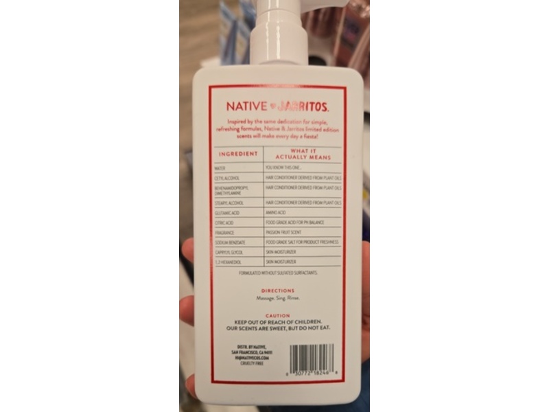 Native Volumizing Conditioner, Jarritos, 16.5 fl oz/487 mL