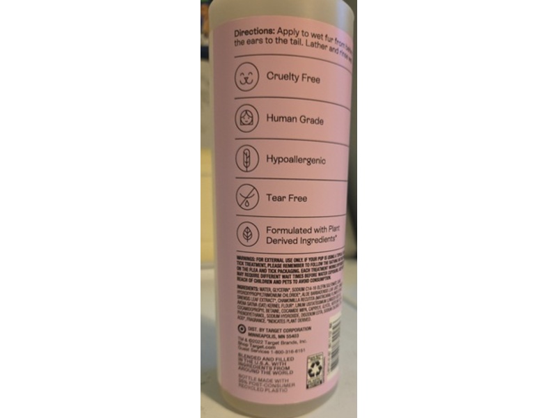 Kindfull Puppies Gentle Shampoo, Lavender Chamomile, 16 fl oz/473 mL