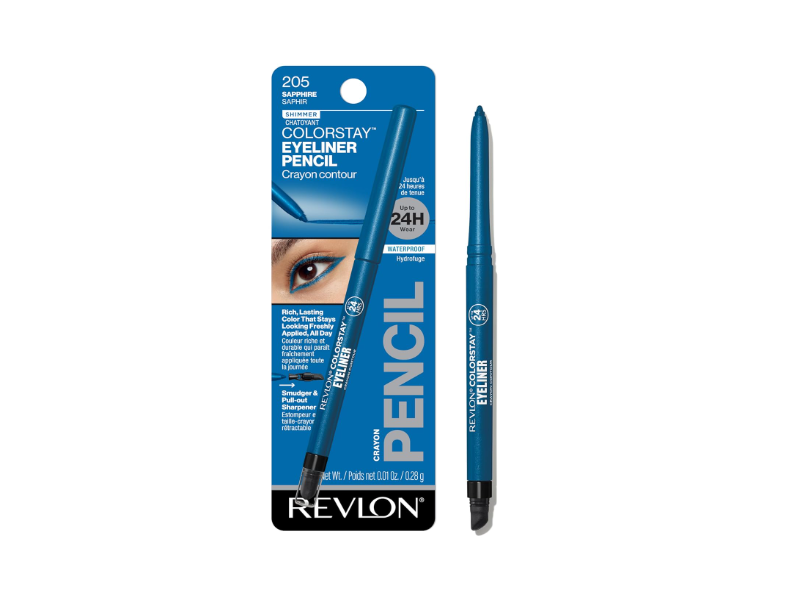 Revlon Colorstay Pencil Waterproof Eyeliner, 205 Sapphire, 0.01 oz/0.28 g