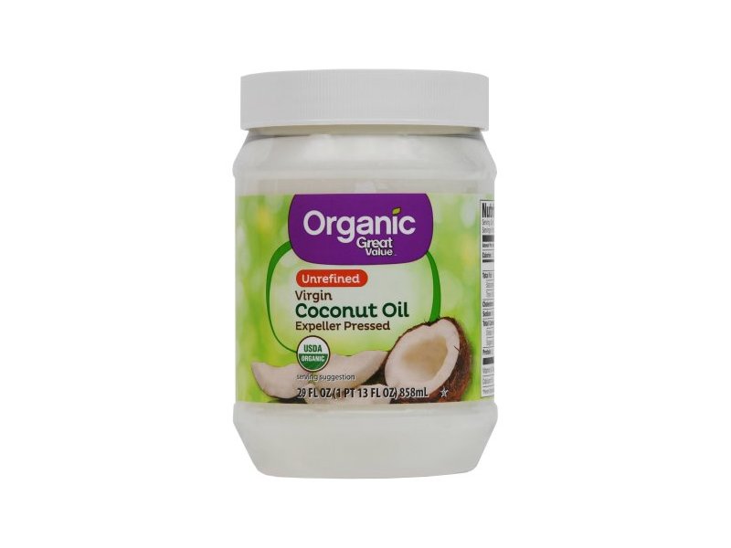 Great Value Unrefined Organic Virgin Coconut Oil 54 Fl Oz Ingredients And Reviews 