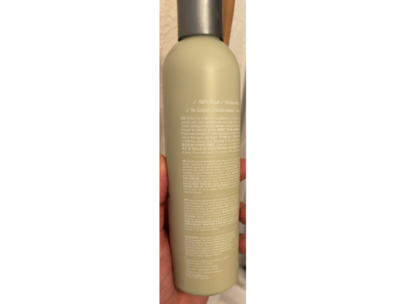 Abba Gentle Conditioner, Cherry Bark & Aloe, 8 fl oz/236 mL