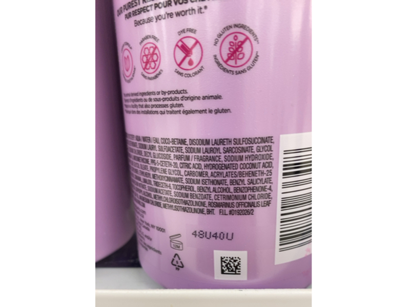 L'Oreal Paris Ever Pure Moisture Shampoo, Rosemary, 23 fl oz