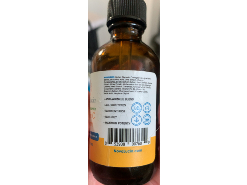 Nova Lucia Vitamin C Serum, 2 fl oz/60 mL