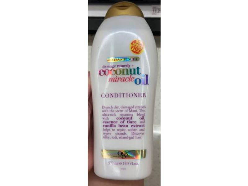 OGX Extra Strength Damage Remedy , Coconut Miracle Oil, 19.5 fl oz/577 mL