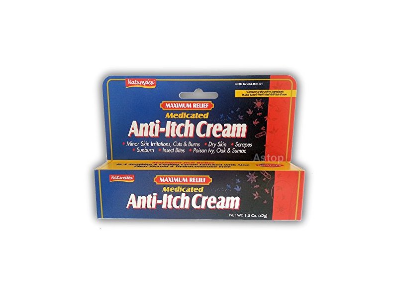 Natureplex Maximum Medicated Anti-Itch Cream, 1.5 oz/42.5 g