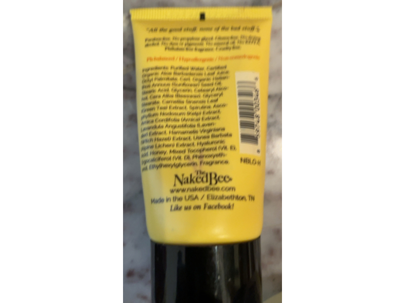 The Naked Bee Moisturizing Hand & Body Lotion, Orange Blossom Honey, 1.5 fl oz/45 mL