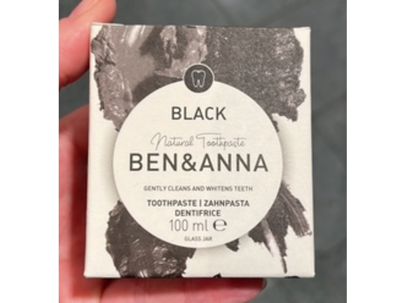 Ben & Anna Natural Black Toothpaste, 100 mL
