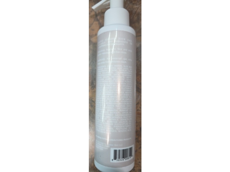 Nuvo Vie Skin Health Pore Purifying Facial Cleanser, Rice Extract + PCA, 4 fl oz/118 mL