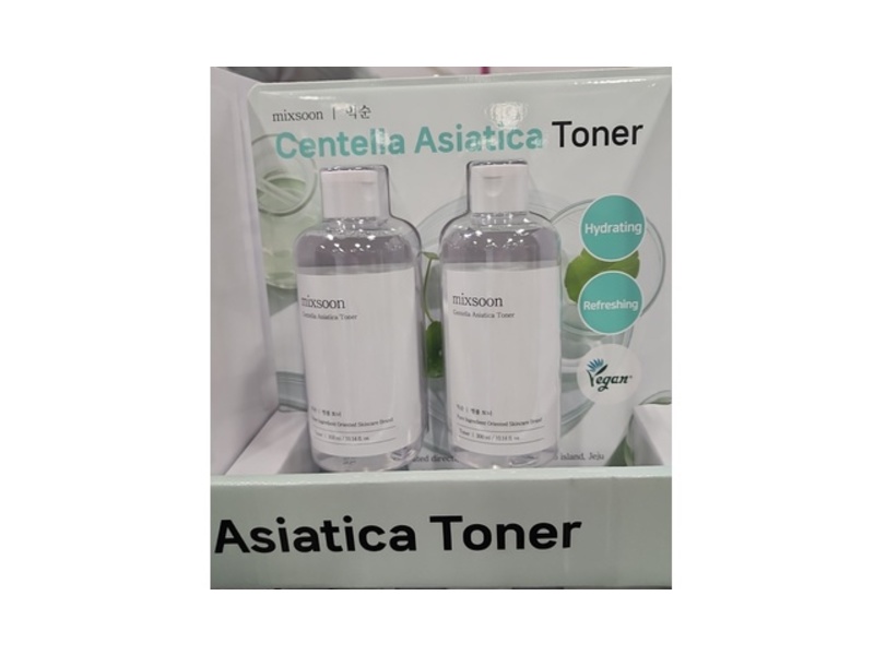 Mixsoon Centella Asiatica Toner, 10.14 fl oz/300 mL, Pack Of 2