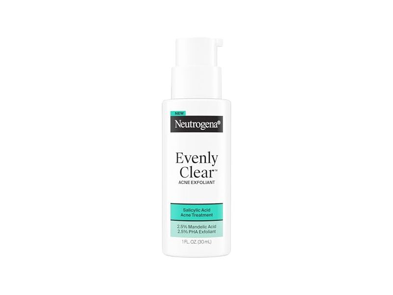 Neutrogena Evenly Clear Multi-Acid Serum, Salicylic Acid, 1 fl oz/30 mL