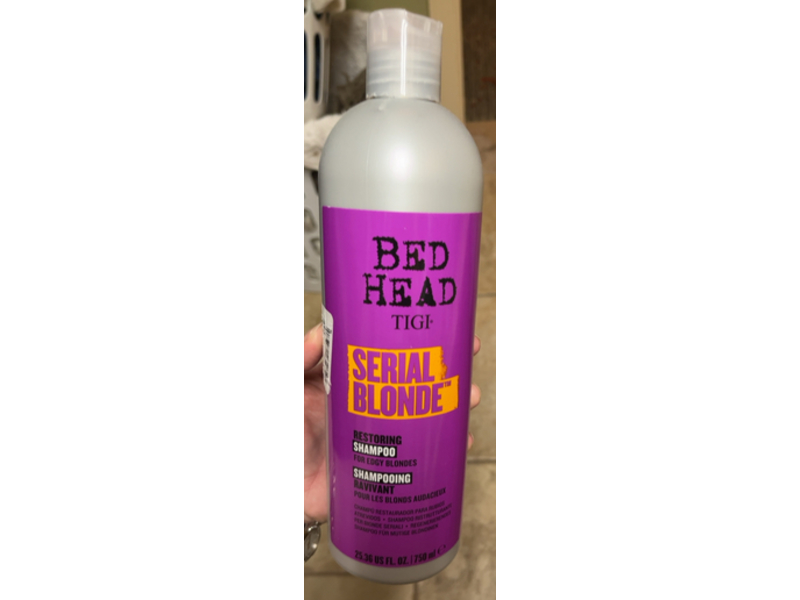 Tigi Bed Head Serial Blond Restoring Shampoo, 25.36 fl oz/750 mL