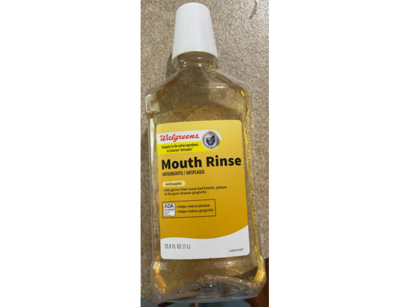 Walgreens Mouth Rinse, 33.8 fl oz/1 L