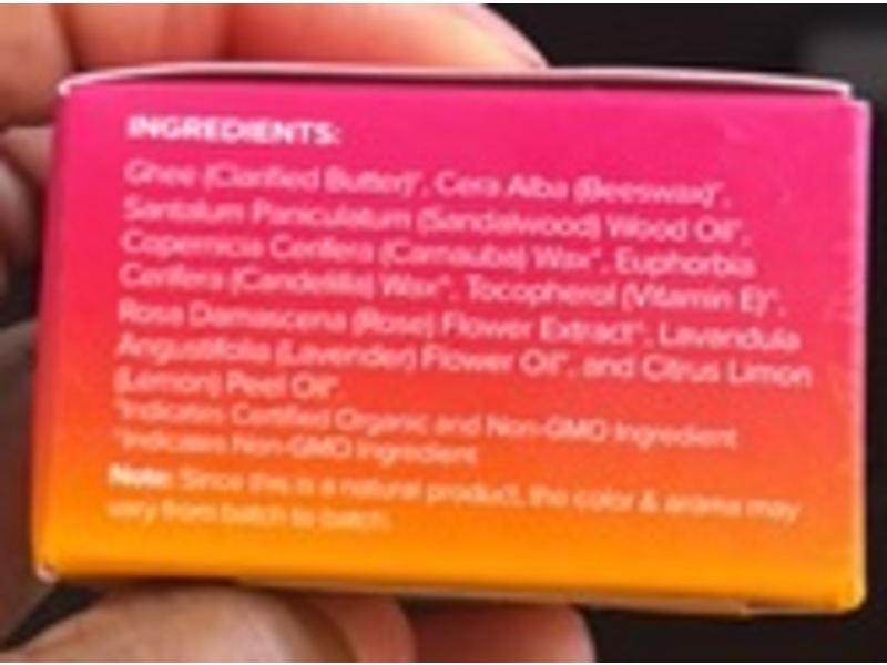 Ajara Ayurvedic Beauty Sandalwood Rose Age-Defying Eye Butter, 0.53 oz/15 g