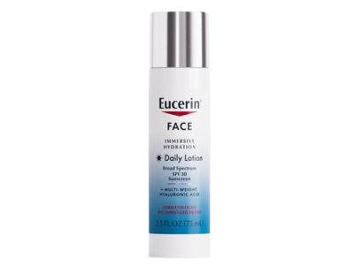 Eucerin Face Daily Lotion Sunscreen, SPF 30, 2.5 fl oz/75 mL