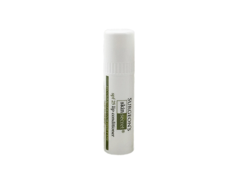 Surgeon's Skin Secret Lip Conditioner, SPF 25, 0.30 oz/8.5 g, Pack Of 4