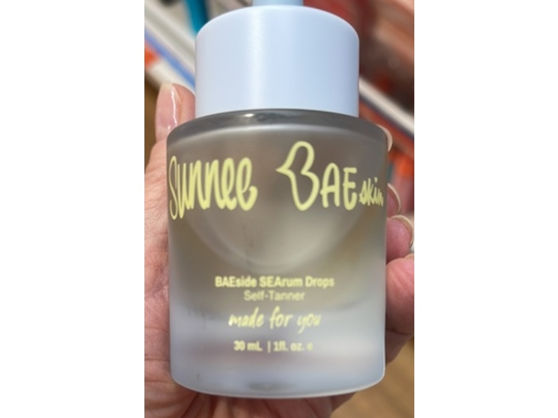 Sunnee Bae Skin Self-Tanner BEAside SEArum Drops, 1 fl oz/30 mL