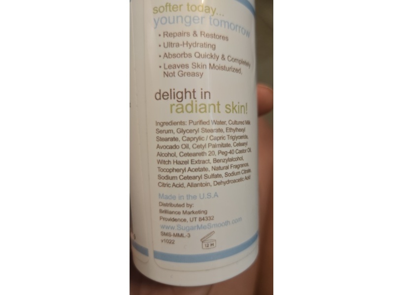 Sugar Me Smooth Milk Moisture Body Lotion, 3.17 fl oz/90 g