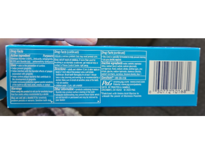 Crest Pro Health Fluoride Toothpaste, Clean Mint, 3.0 oz/85 g