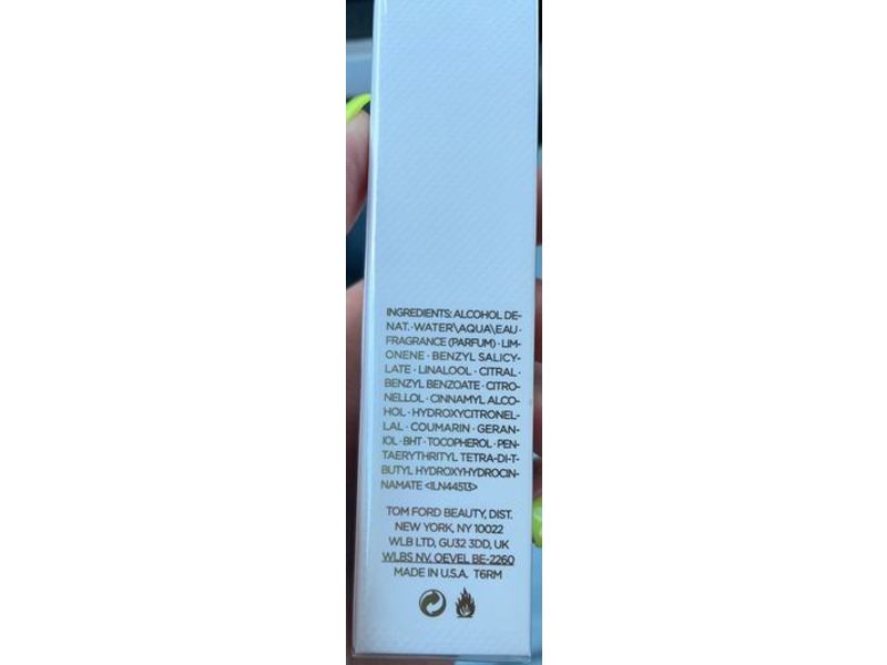 Tom Ford Eau de Soleil Blanc Eau De Toilette Vaporisateur Spray, 0.34 oz/10 ml