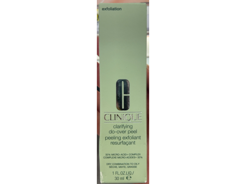 Clinique Clarifying Do-Over Peeling Exfoliant, 1 fl oz/30 mL