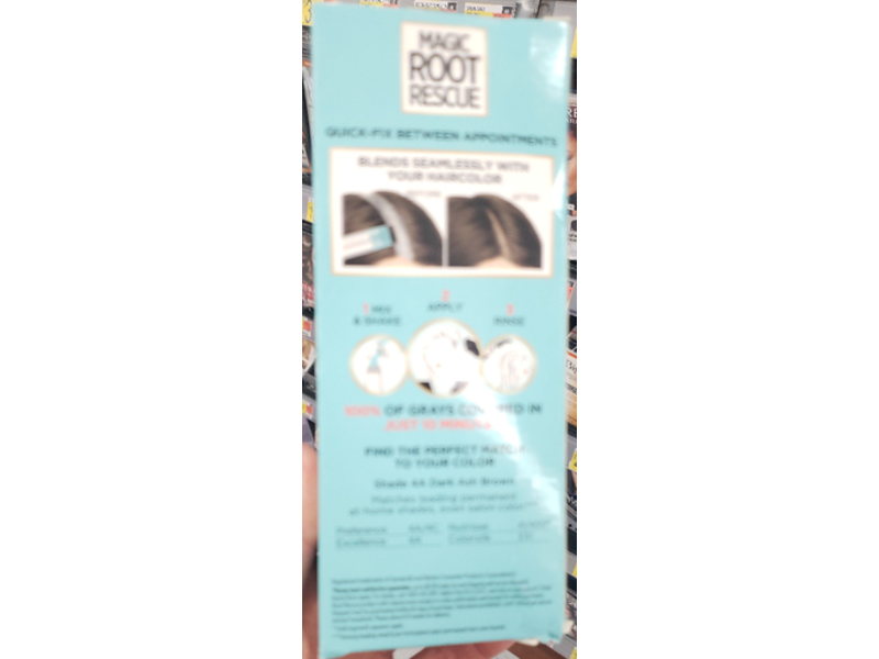 Loreal Paris Magic Root Rescue Permanent Hair Color, 4A Ash Brown Shades, 1 Application