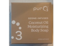 Puro3 Ozone-Infused Moisturizing Body Soap, Coconut Oil, 3.5 oz, Pack Of 3 - thumbnail 2