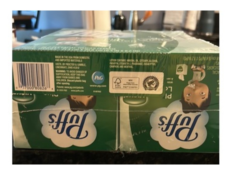 Puffs Plus Lotion Vicks Facial Tissues, 192 Count