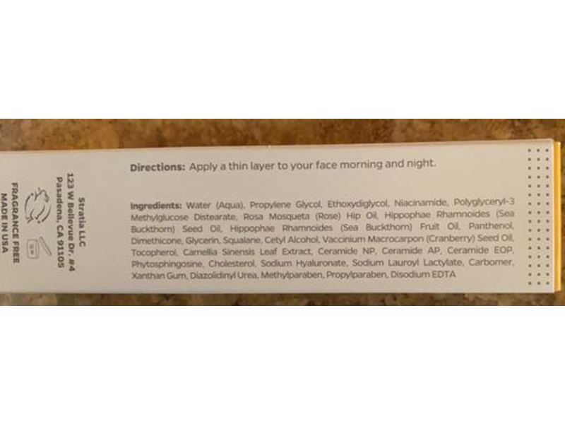 Stratia Liquid Gold Skin-Strengthening Moisturizer, 2 fl oz / 60 ml