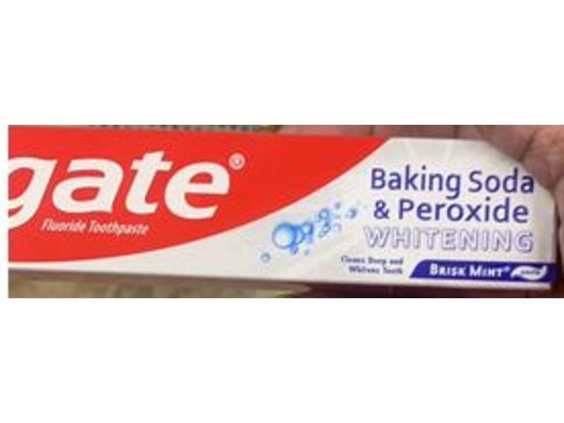 Colgate Baking Soda & Peroxide Whitening Toothpaste, 2.5 oz/70 g
