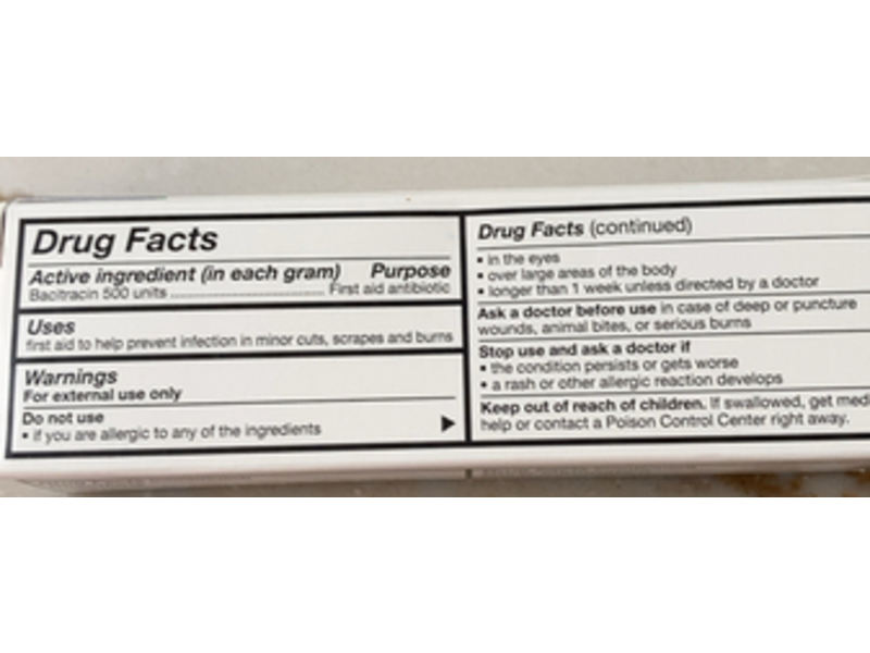 G&W Bacitracin Ointment, 1 oz/28.4 g