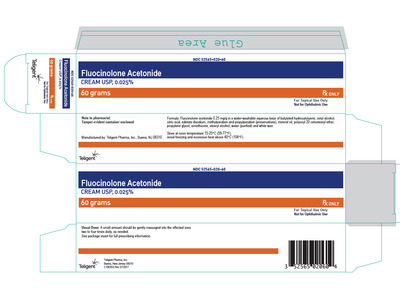 Fluocinolone Acetonide Cream USP 0.01%, 60 g, Teligent (RX)