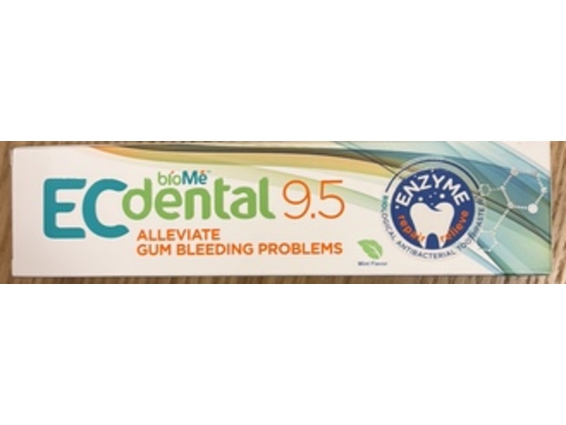 BIome ECDental 9.5 Biological Antibacterial Toothpaste, Mint Flavor, 120 g