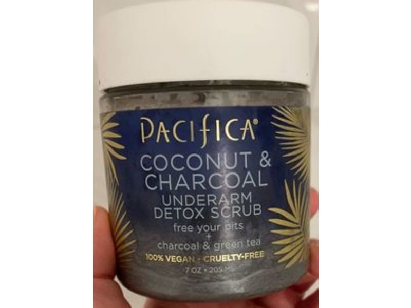 Pacifica Coconut and Charcoal Underarm Detox Scrub, 7 oz/205 mL