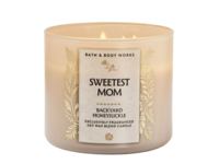 Bath & Body Works Sweetest Mom Soy Wax Blend Candle, Backyard Honeysuckle, 14.5 oz/411 g - thumbnail 1