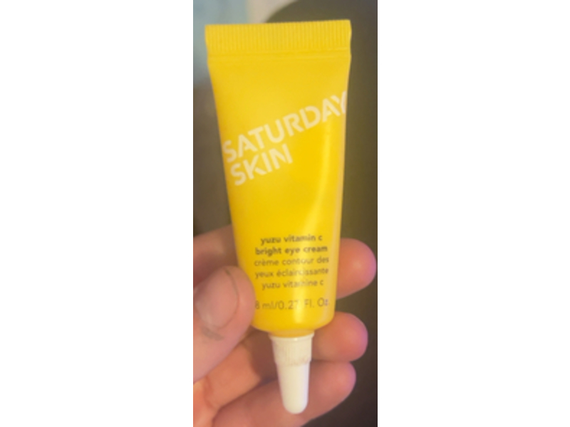 Saturday Skin Bright Eye Cream, Yuzu Vitamin C, 0.27 fl oz/8 mL
