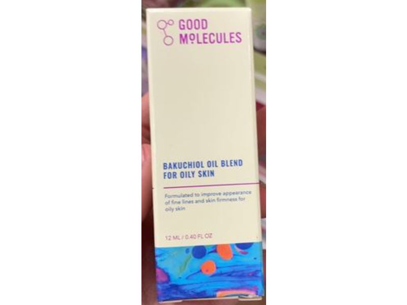 Good Molecules Bakuchiol Oil Blend for Oliy Skin, 0.40 fl oz/12 mL