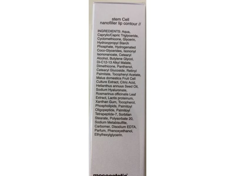 Mesoestetic Stem Cell Nano Filler Lip Contour, 0.51 fl oz/15 ml