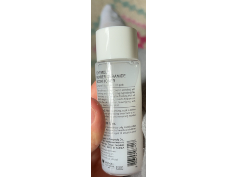 Tony Moly Wonder Ceramide Mochi Toner, 1.69 fl oz/50 mL