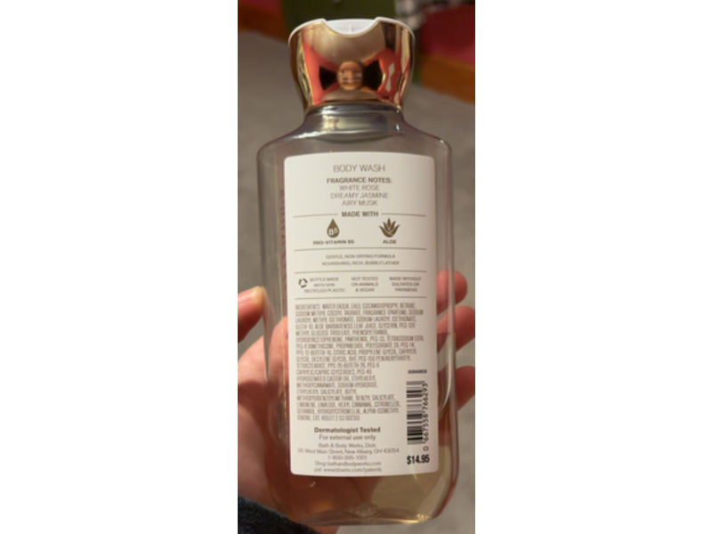 Bath & Body Works Satin Slippers Body Wash, 10 fl oz/295 mL