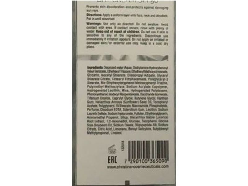 Christina Illustrious Day Cream SPF50, 1.6 fl oz / 50 ml