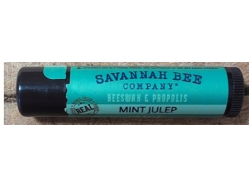 Savannah Bee Company Lip Balm, Mint Julep, 0.15 oz/4.2 g