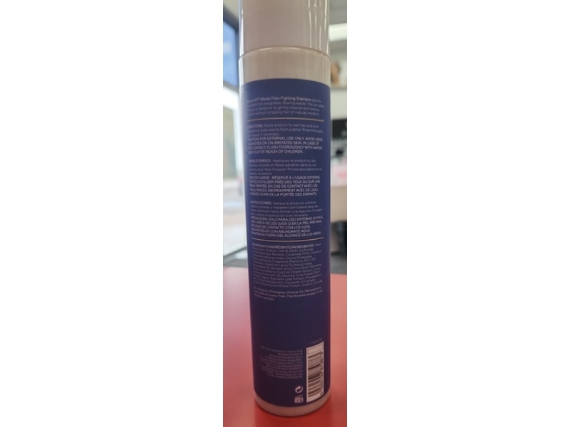 Texture ID Waves Frizz Fighting Shampoo, Cactus Flower + Prickly Pear Extract & Agave, 12 fl oz/355 mL